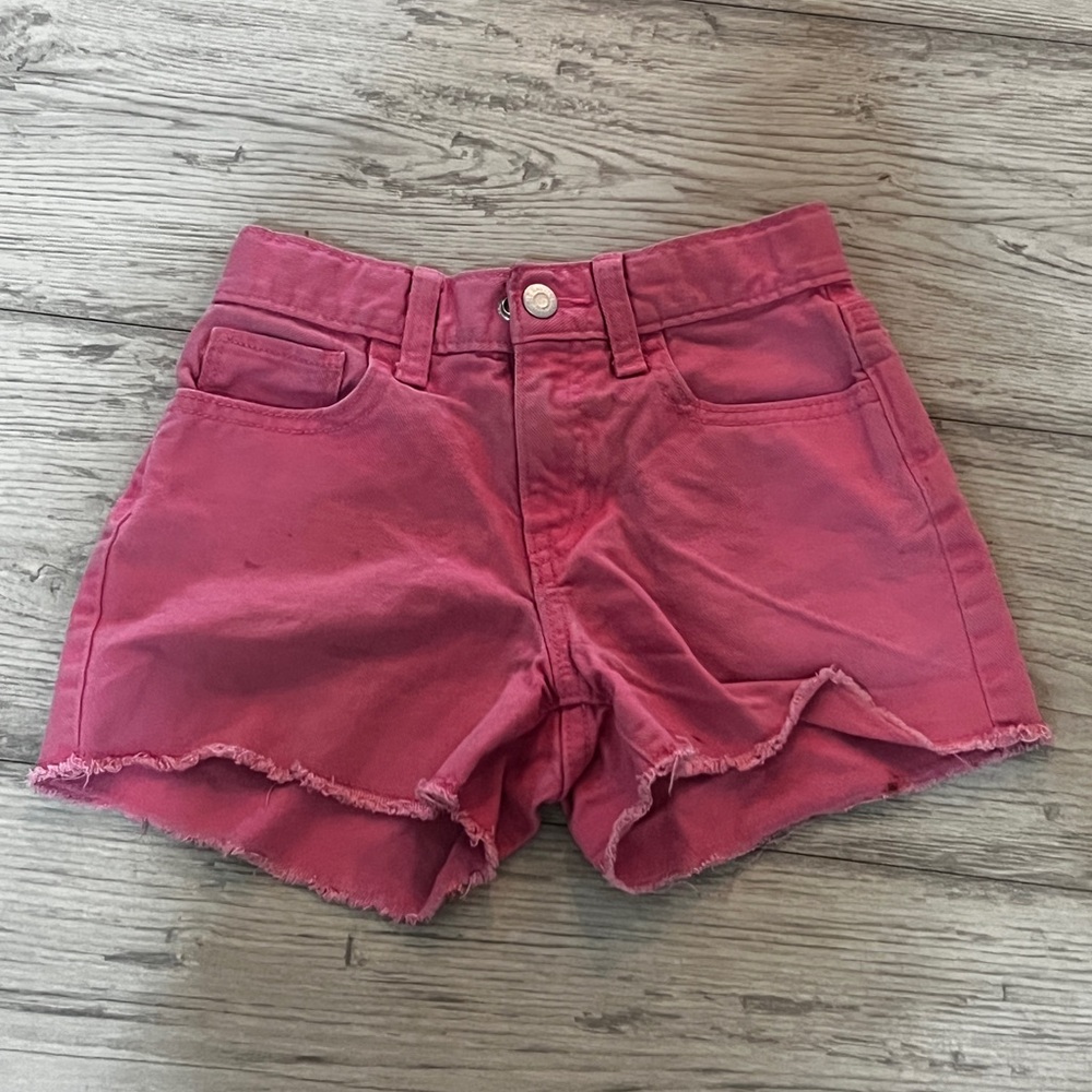 Women's Pink Denim Shorts